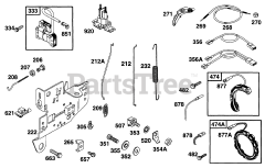 Briggs & Stratton 171432-1111-01 - Briggs & Stratton Horizontal Engine Controls, Elect