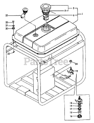 Echo EG-4300 E - Echo Generator Fuel Tank