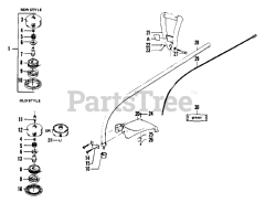 Weed Eater 1500 - Weed Eater String Trimmer Drive Shaft Assembly