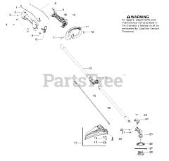 Poulan PPB 335 - Poulan String Trimmer (2009-01) Shaft