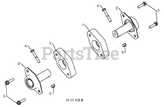 Husqvarna ST 276 EP (961910039-11) - Husqvarna 30" Snow Blower (2014-07) AUGER HOUSING &amp; IMPELLER 7