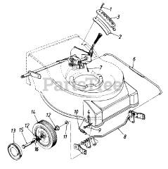 MTD 120-468B000 - MTD Walk-Behind Mower (1990) Parts