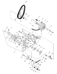 Gravely 987104 (GT 600) - Gravely 60" Garden Tractor, 22hp Kohler (SN: 000101 & Above)