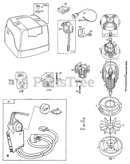 Briggs & Stratton 748001-0123-01 - Briggs & Stratton Electric Motor Motor,Controls,Cover,748004