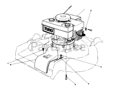 Toro 16775 - Toro Walk-Behind Mower (SN: 006000001 - 006999999) (1986)
