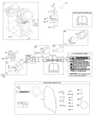 Briggs & Stratton 304447-0322-E1 - Briggs & Stratton Horizontal Engine