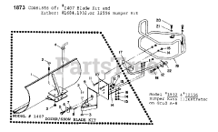 Troy-Bilt 12564 - Troy-Bilt Dozer/Snow Blade