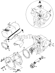 Gravely 985049 (5645) - Gravely Walk-Behind 2-Wheel Tractor, 12hp, Manual Start (SN: 000101 & Above)