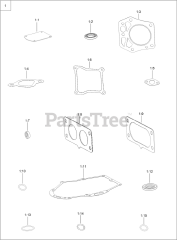 Toro 74778 (MX 5075) - Toro 50" TimeCutter Zero-Turn Mower (SN: 404314200 - 999999999) Gasket and Seal Kit