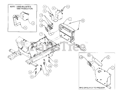 Cub Cadet 2135 (13A-214F100) - Cub Cadet Garden Tractor (SN: 326006 & Above) Engine Mounting and Muffler
