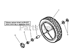 Snapper P 217018BV (85699) - Snapper 21" Walk-Behind Mower, 7hp FRONT WHEELS
