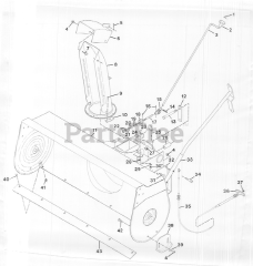 Gravely 48641 - Gravely 32" Snow Blower for 2-Wheel Tractor