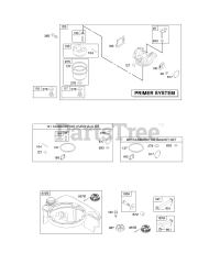 Briggs & Stratton 128H02-0684-E1 - Briggs & Stratton Vertical Engine Carburetor, Fuel Supply