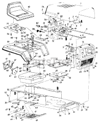 White Outdoor GT-1845 (146-842-190) - White Outdoor Yard Boss Garden Tractor (1986)