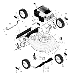 Murray 20416x50E - Murray 20" Walk-Behind Mower (2003)