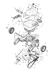 Murray 621401x85NB - Murray 21" Snow Thrower (2006) Drive Components