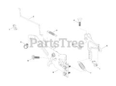 Exmark RAE708GEM60300 - Exmark 60" Radius E-Series Zero-Turn Mower, Exmark 708 (SN: 400000000 - 402082299) (2017) Governor Control Assembly
