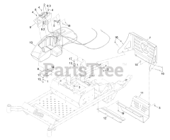 Exmark PNS720KC523 - Exmark 52" Pioneer S-Series Zero-Turn Mower, Kohler ZT720 (SN: 314000000 - 314999999) (2014) Controls Assembly