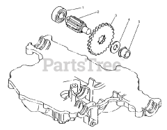 Toro 72062 (264-6) - Toro Yard Tractor (SN: 059000001 - 059000227) (1995) Final Pinion