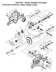 Electrolux/AYP CTH 14542 G - Electrolux/AYP Lawn Tractor (1998)