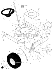 Murray 42541B - Murray 42" Lawn Tractor (1998)