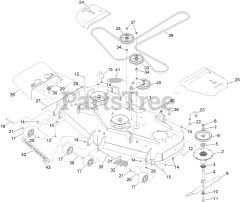 Toro 74055 TA (4000) - Toro 60" Z Master Zero-Turn Mower (SN: 415400000 - 416274271) Deck Assembly