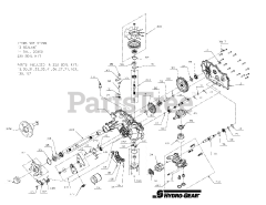 Gravely 991107 (ZT 44 HD) - Gravely 44" Zero-Turn Mower, Kohler (SN: 060000 & Above)