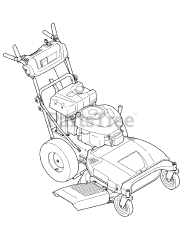 Craftsman 247.889980 (12AE764H099) - Craftsman Walk-Behind Mower (2009) (Sears)