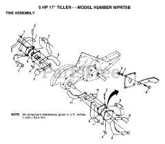 Winston Pro WP RT5 B - Winston Pro Tiller TINE
