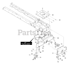 Murray 40319x98B - Murray 40" Lawn Tractor (2000) Frame Assembly (part 2)