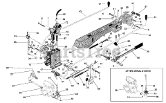 BCS America 605 - BCS America Two-Wheeled Tractor Steering Column (SN: 150644 &amp; Above)