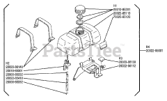 Shindaiwa GP 45 - Shindaiwa Water Pump Fuel Tank