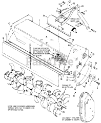 Simplicity 1600199 - Simplicity 48" Rotary Tiller Attachment