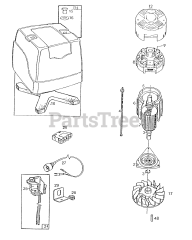 Briggs & Stratton 748001-0333-01 - Briggs & Stratton Electric Motor Motor and Housing