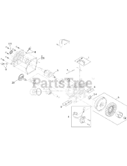 Toro 38741 (721 R) - Toro 21" Power Clear Snow Thrower (SN: 316000001 - 316999999) (2016) Engine Assembly No. 2