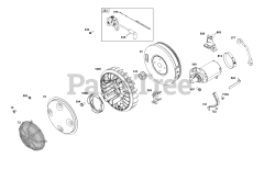Briggs & Stratton 38E347-0123-G1 - Briggs & Stratton Horizontal Engine Flywheel, Ignition, and Starter Group