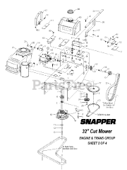 Snapper SGV 13320KW (71106) - Snapper 32" Walk-Behind Mower, 13hp