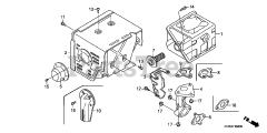 Honda GX390 U1 VXE4 (GCANK) - Honda Engine, Made in Japan (SN: GCANK-1000001 - GCANK-9999999) MUFFLER (1)