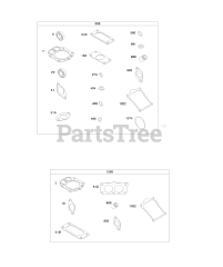 Briggs & Stratton 613275-0002-E1 - Briggs & Stratton Horizontal Engine Engine Gasket Set, Valve Gasket Set