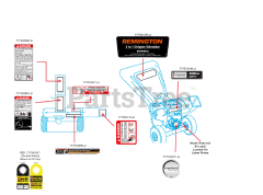 Remington RM 45 MCS (24A-45M4783) - Remington Chipper Shredder (2017)