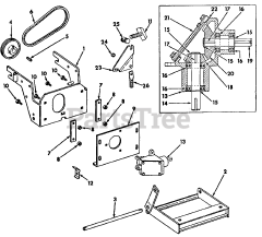 Cub Cadet QA36 (QA42) - Cub Cadet Snow Thrower Attachment Front Power Take-Off-90 Degree Gear Box
