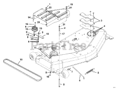 Ariens 836014 - Ariens 48" Grass Collection System (SN: 000101 & Above)