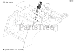 Ferris 5600663 - Ferris Seat Adapter Kit for IS2000Z, IS2100Z, IS2500Z, IS3100Z, IS3200Z, IS5100Z