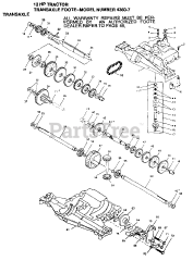 Electrolux/AYP YP LT 120 DR - Electrolux/AYP Lawn Tractor TRANSAXLE