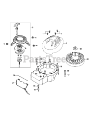 MTD 5P70M0C - MTD Engine 5P70M0C Flywheel &amp; Shroud