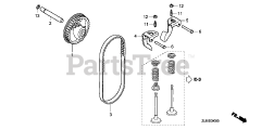 Honda GC135 QHA1 (GCAJ) - Honda Engine, Made in Japan (SN: GCAJ-1000001 - GCAJ-9999999) CAMSHAFT PULLEY