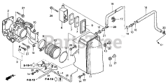 Honda BF130 A2 XA (BZBE) - Honda Marine Engine, Made in Japan (SN: BZBE-1300001 - BZBE-1400000) THROTTLE BODY