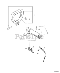 Echo GT-201 R - Echo String Trimmer (SN: 06001001 - 06999999) Handles, Throttle Cable