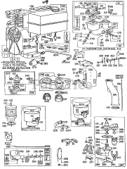 Briggs & Stratton 61301-9425-73 - Briggs & Stratton Horizontal Engine Carburetors,AirCleaners,Fuel