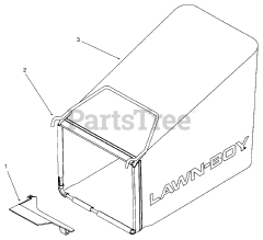 Lawn-Boy 10900 B - Lawn-Boy 48cm Walk-Behind Mower, Canada (SN: 006900001 - 006999999) (1996) BAG ASSEMBLY